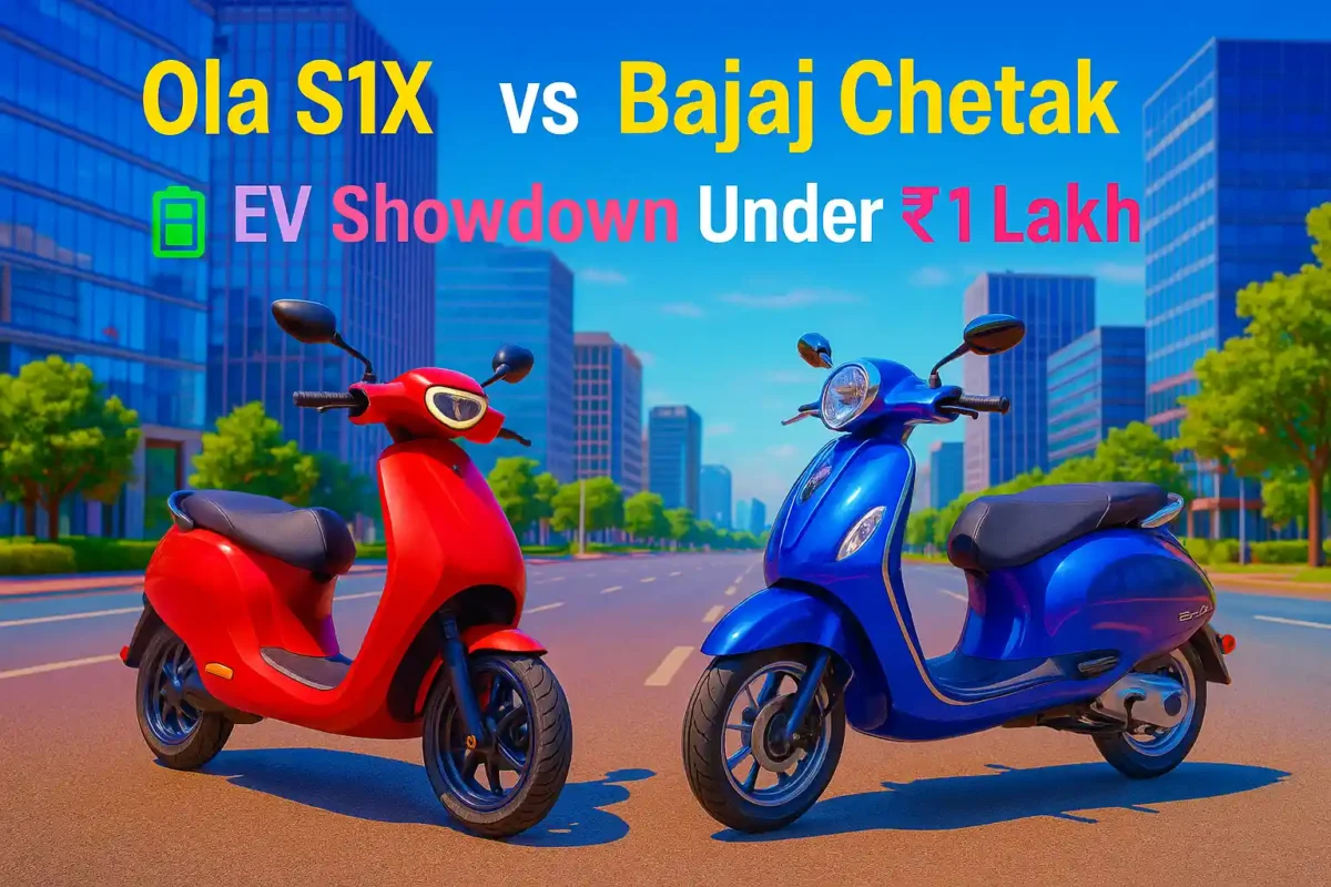 Ola S1X vs Bajaj Chetak 2901: Smart EV Showdown Under ₹1 Lakh