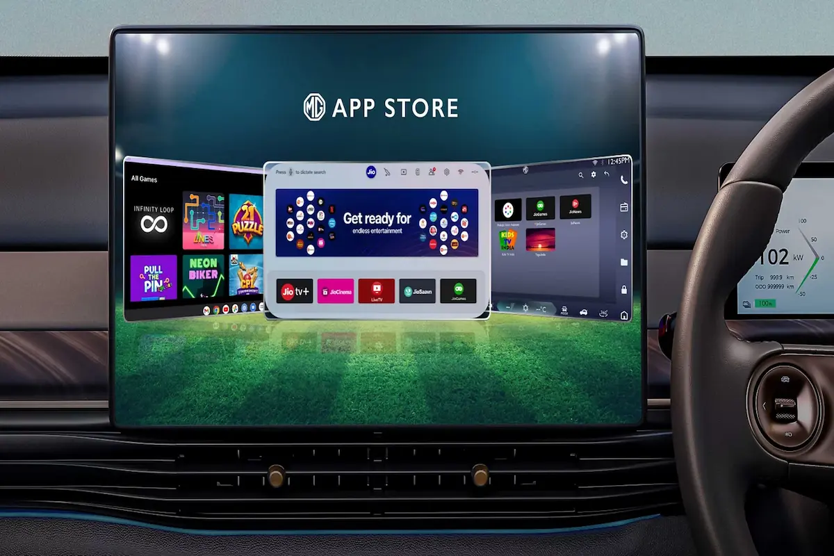 MG Windsor EV 2025 Review – Flexible BaaS Pricing, 449 km Range & Family Space 3 MG Windsor EV Infotainment